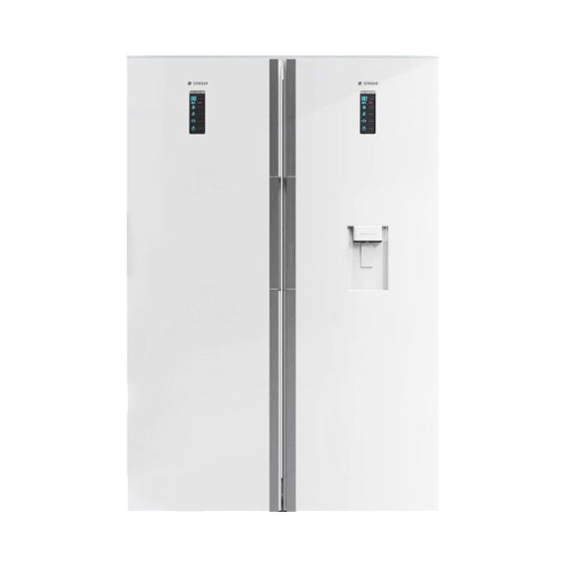 یخچال فریزر دوقلو 38 فوت اسنوا مدل SRDi-M210-GW سفید
