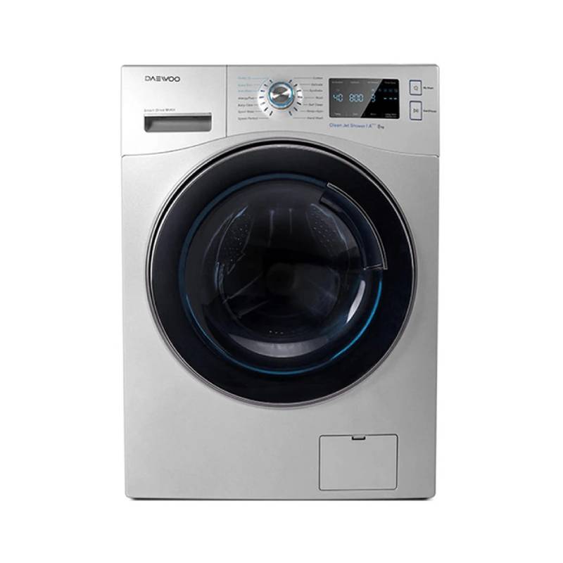 ماشین لباسشویی 8 کیلویی دوو مدل LM-881S نقرهای
