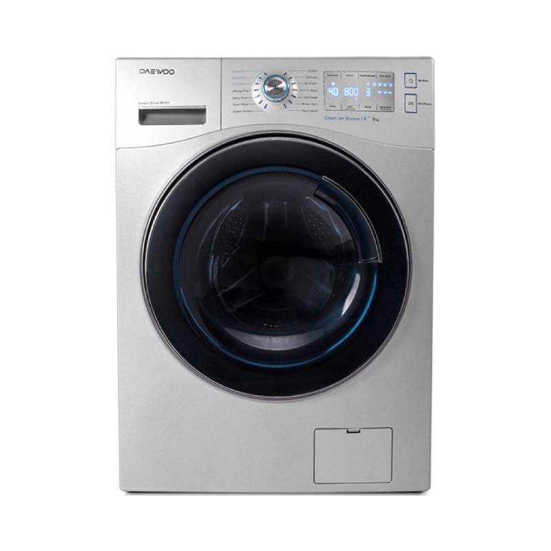 ماشین لباسشویی 9 کیلوگرم اتوماتیک دوو مدل LM-981S رنگ استیل