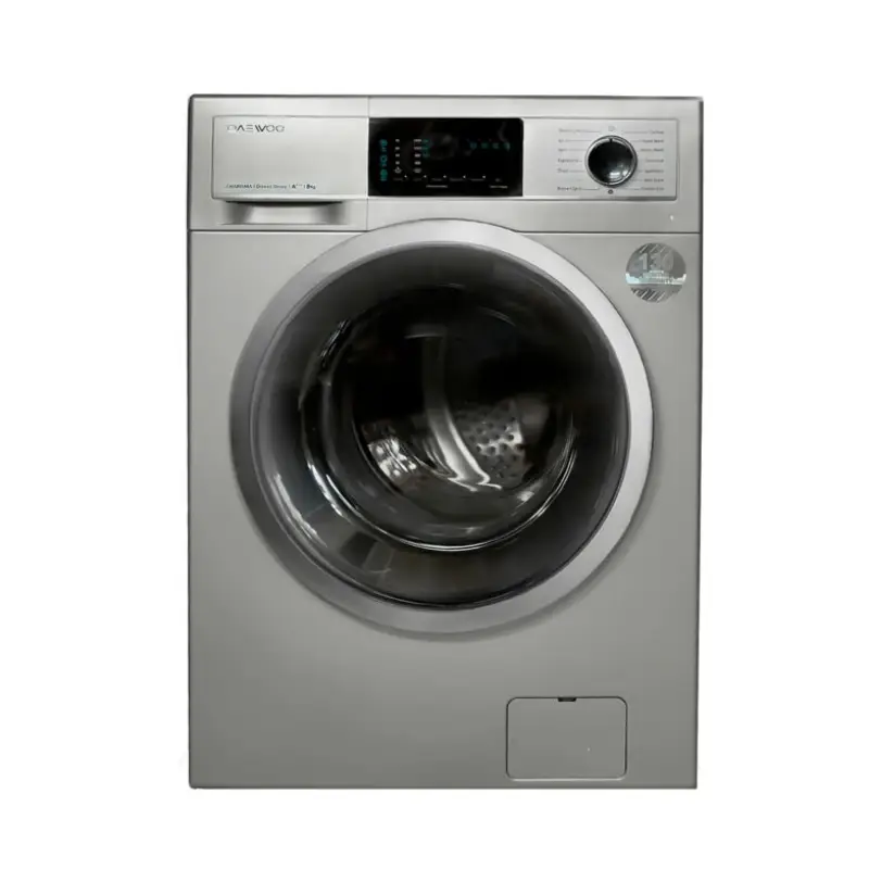 ماشین لباسشویی 8 کیلویی دوو مدل CH821S رنگ سیلور