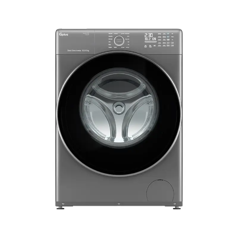ماشین لباسشویی 10.5 کیلویی جی پلاس GWM-PD108BS تیتانیوم