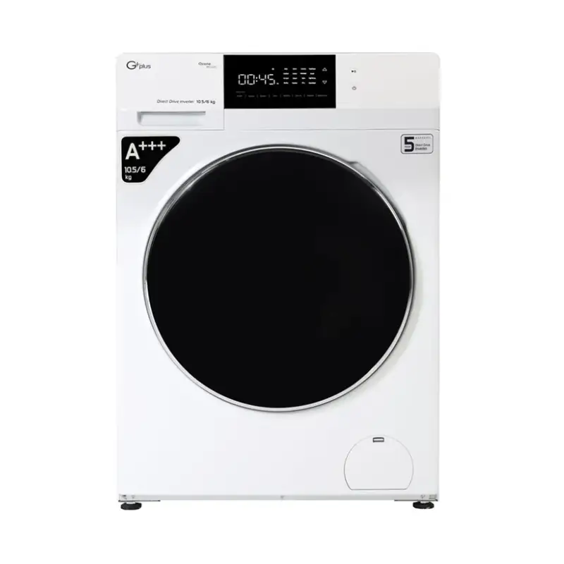 ماشین لباسشویی 10.5 کیلویی جی پلاس PD106W