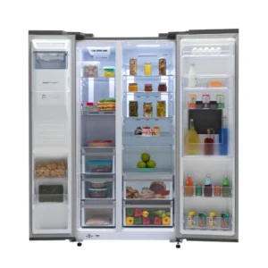 یخچال و فریزر ساید بای ساید اسنوا 27 فوت هوشمند مدل S1Di-S110-S استیل