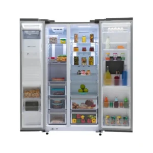 یخچال و فریزر ساید بای ساید اسنوا 32 فوت مدل S1Di-M210-S استیل
