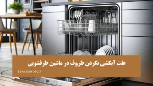 آبکشی نکردن ظروف در ماشین