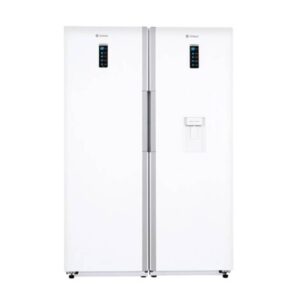 یخچال فریزر دوقلو اسنوا مدل SRDi-SFDi-M212-GW سفید متالیک