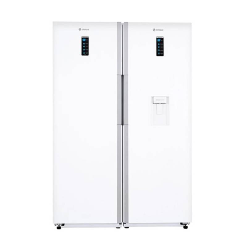 یخچال فریزر دوقلو اسنوا مدل SRDi-SFDi-M212-GW سفید متالیک