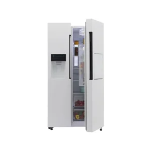 یخچال ساید بای ساید 32 فوت اسنوا مدل S2Di-M210-W سفید
