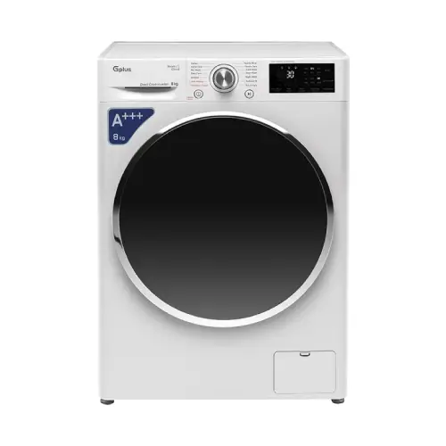 ماشین لباسشویی 8 کیلویی مدل GWM-R808W.KTN جی پلاس رنگ سفید