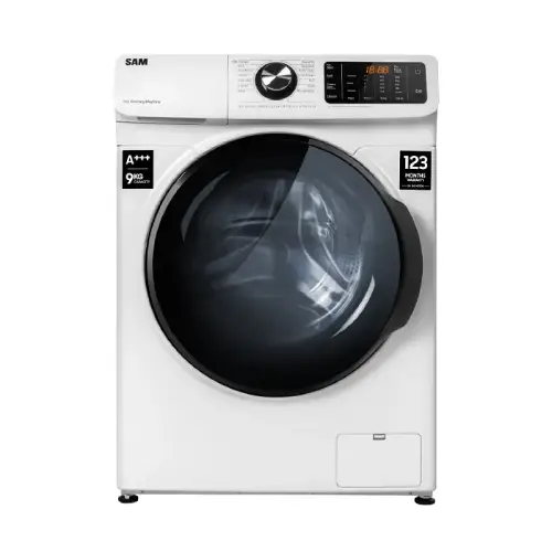 ماشین لباسشویی 9 کیلوگرم اتوماتیک سام مدل DD-P1480/W رنگ سفید