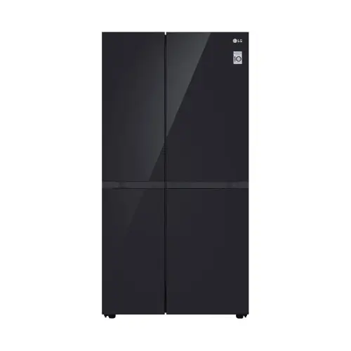 یخچال فریزر ساید بای ساید ال جی GCB-287GNWB درب شیشه ای رنگ دودی